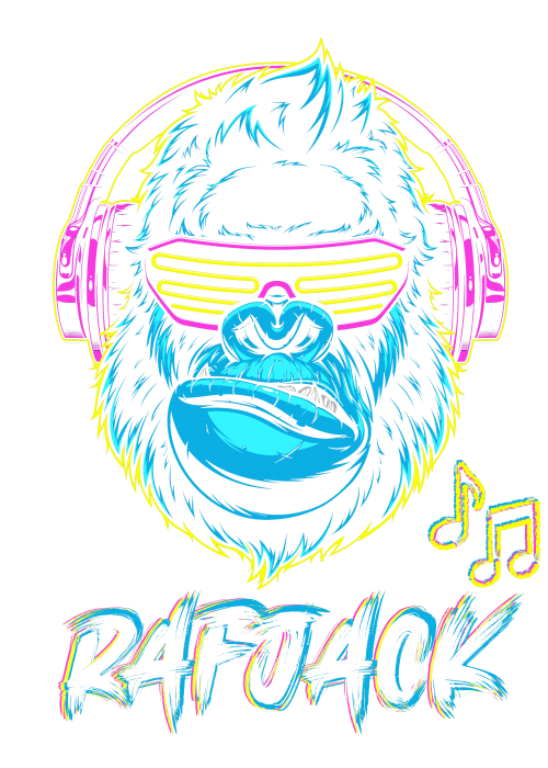 RafJack DJ logo clear